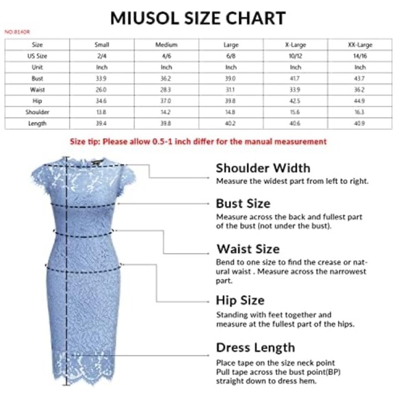 MIUSOL Red Floral Lace Cap Sleeve Cocktail Midi Dress NWT - Size S - Picture 15 of 15